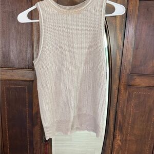 Vineyard Vines Women's Sleeveless Knit Tank in Light Beige